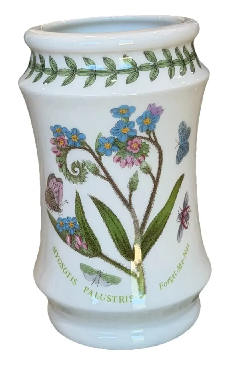 Portmeirion Botanic Garden Forget-Me-Not Vase Myosotis Palustris Made in England
